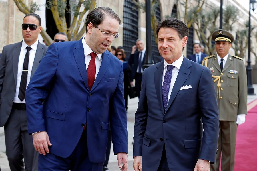 Italy’s top leaders in Tunisia to shore up ties, security