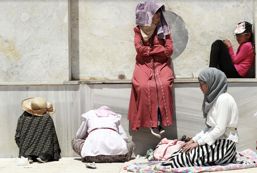 Palestinians pray on the first Friday of the holy fasting month of Ramadan, on the compound known to Muslims as Noble Sanctuary and to Jews as Temple Mount, in Jerusalem's Old City May 10, 2019. (Reuters)