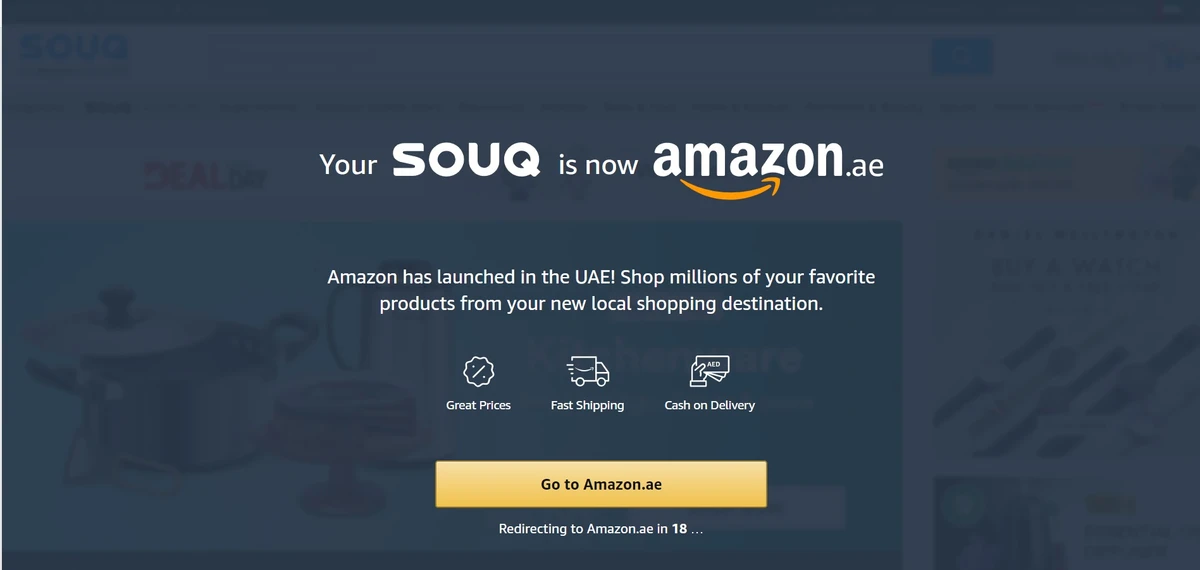 Souq.com rebranded as Amazon in UAE
