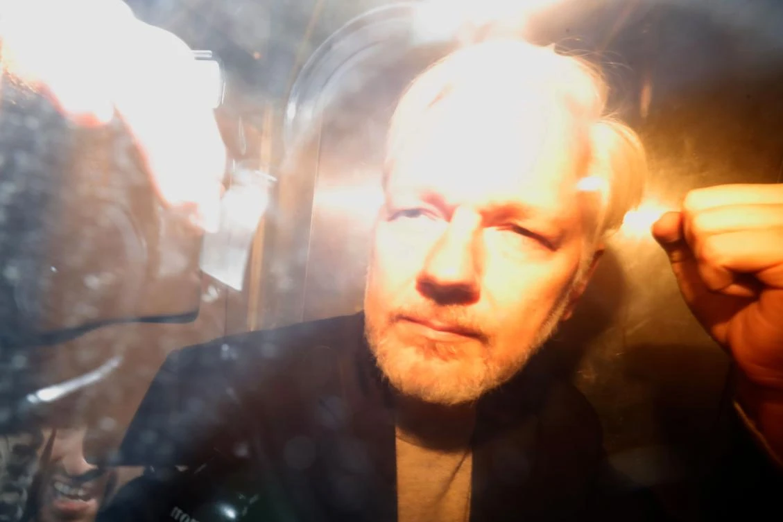 WikiLeaks founder Julian Assange was found to have breached a British court order seven years ago, when he took refuge in Ecuador’s London embassy to avoid extradition to Sweden. (AFP)