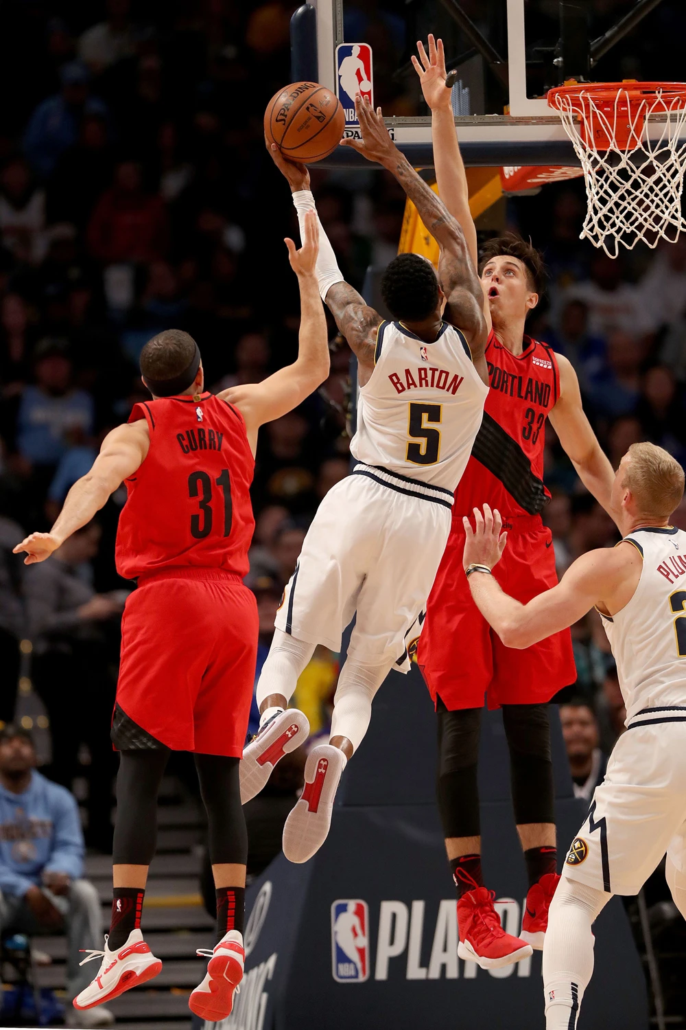 Portland Blazers hold off Denver Nuggets to level series