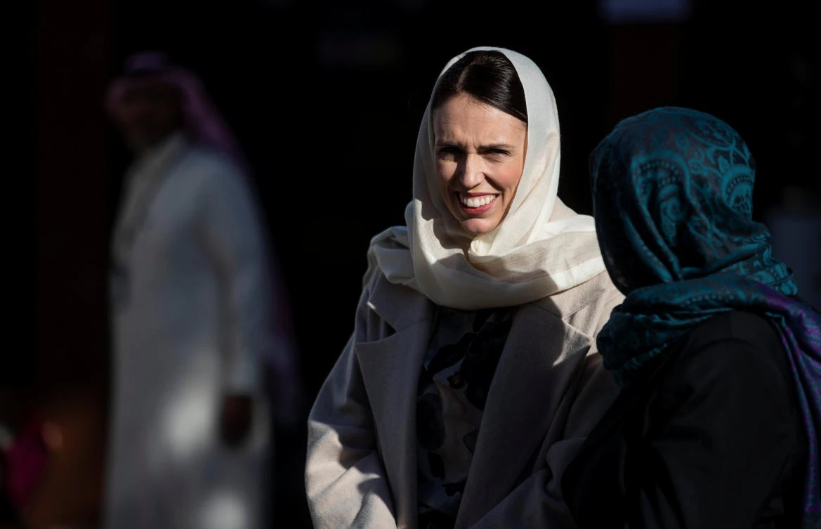 New Zealand Prime Minister Jacinda Ardern rose to global fame because of her response to the killing of 50 Muslims in March. (File/AFP)