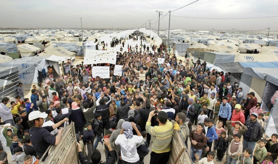 Lebanon is home to the world’s largest per capita population of Syrian refugees, with around 1.1 million. The refugee crisis has worsened since 2011. (AP)