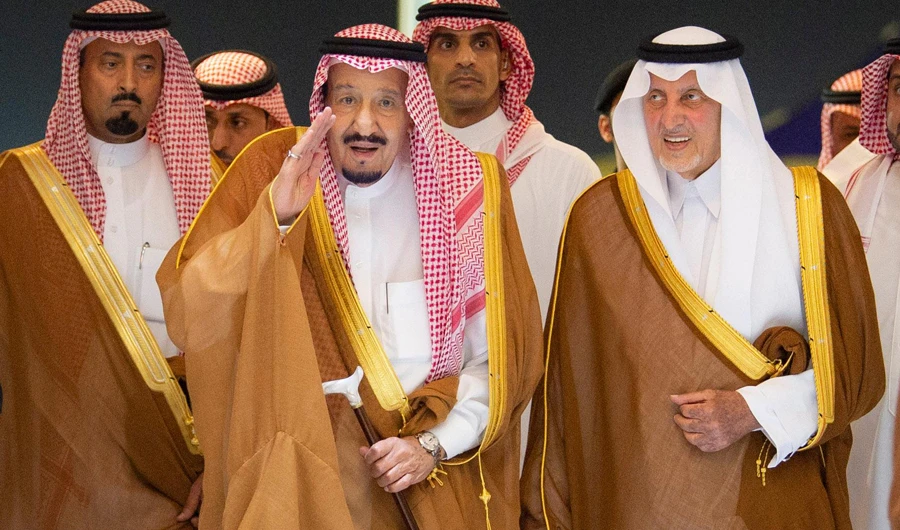 King Salman arrived in Jeddah on Saturday. (SPA)