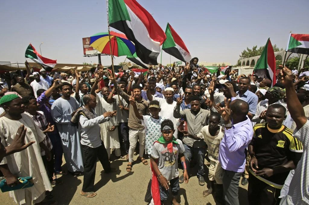 Protests in Sudan broke out in December against Omar Al-Bashir's regime. (AFP/File)