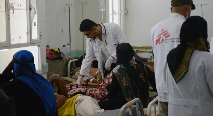 MSF stopped admitting people early last month when a group of armed men threatened staff and took a patient who was later found dead on a street. (File/MSF)