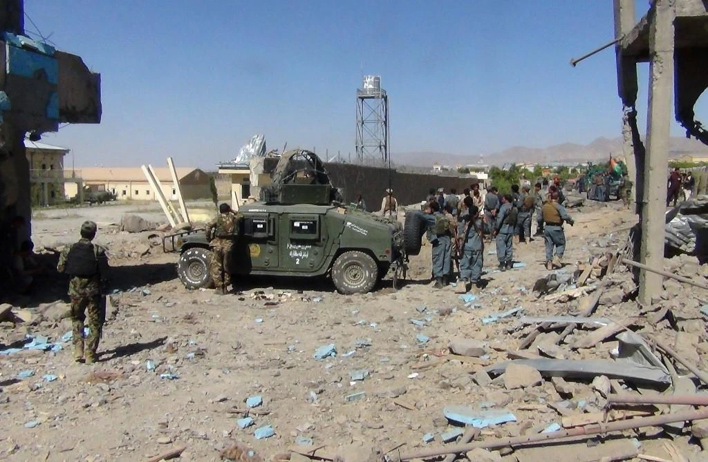 Taliban suicide attack on police HQ leaves tens injured in Afghanistan