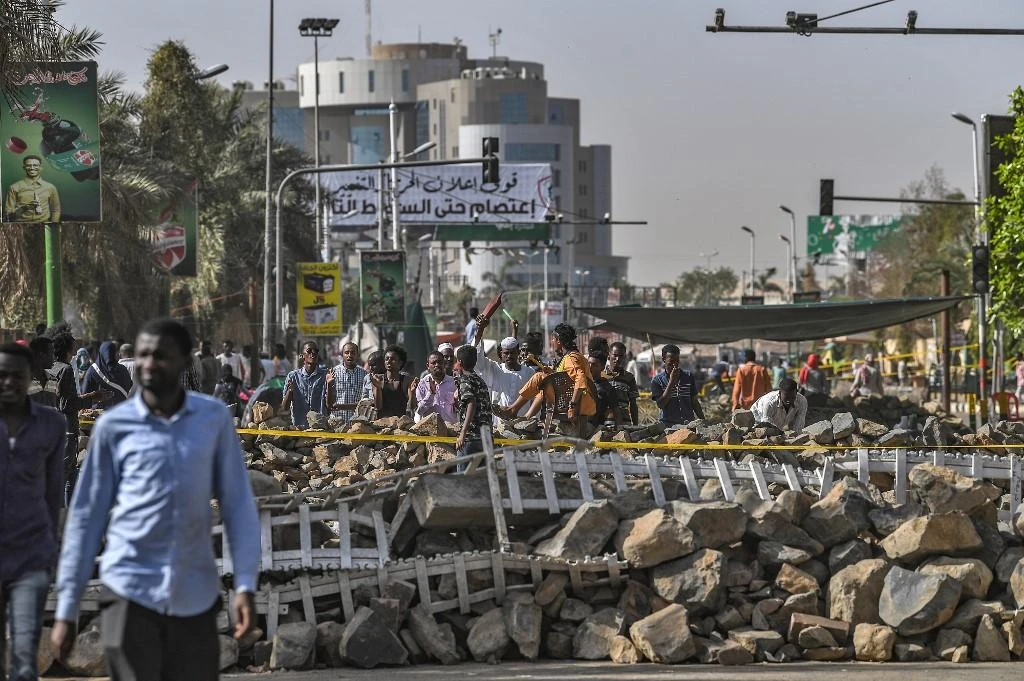 Demonstrators said they will remain encamped outside army headquarters until a civilian council is set. (AFP/File)