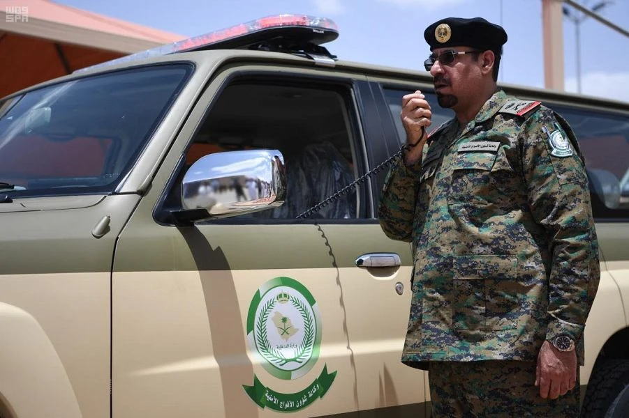 Members of the Saudi Arabia's elite Al-Afwaj Regiment. (SPA)
