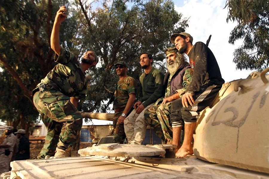 Khalifa Haftar’s LNA began its offensive against the Tripoli-based Government of National Accord on April 4. (File/AFP)