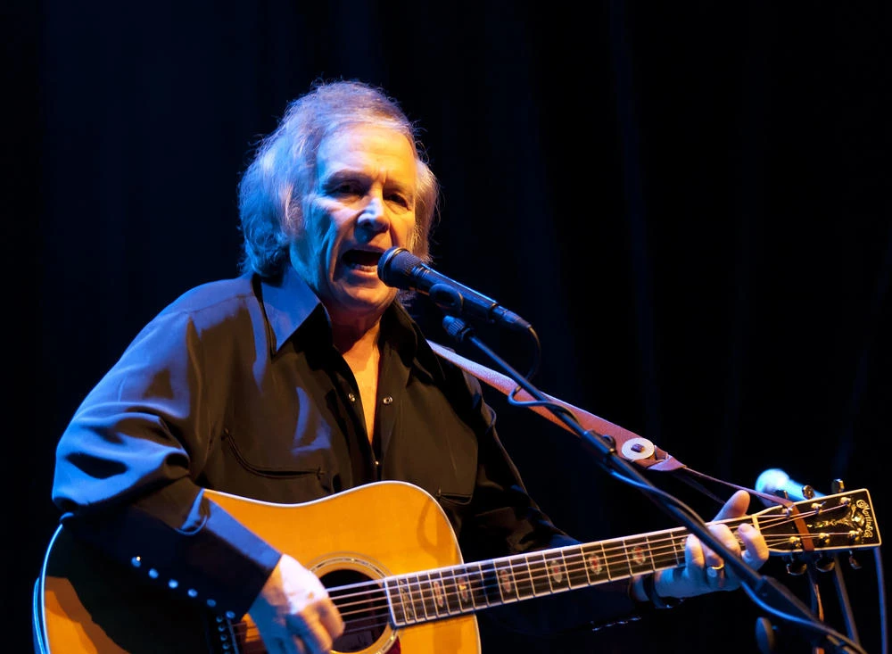 Don McLean performs live on stage on 40th Anniversary Tour at Finlandia Hall, in Helsinki, Finland on Nov. 13, 2012. (Shutterstock photo)