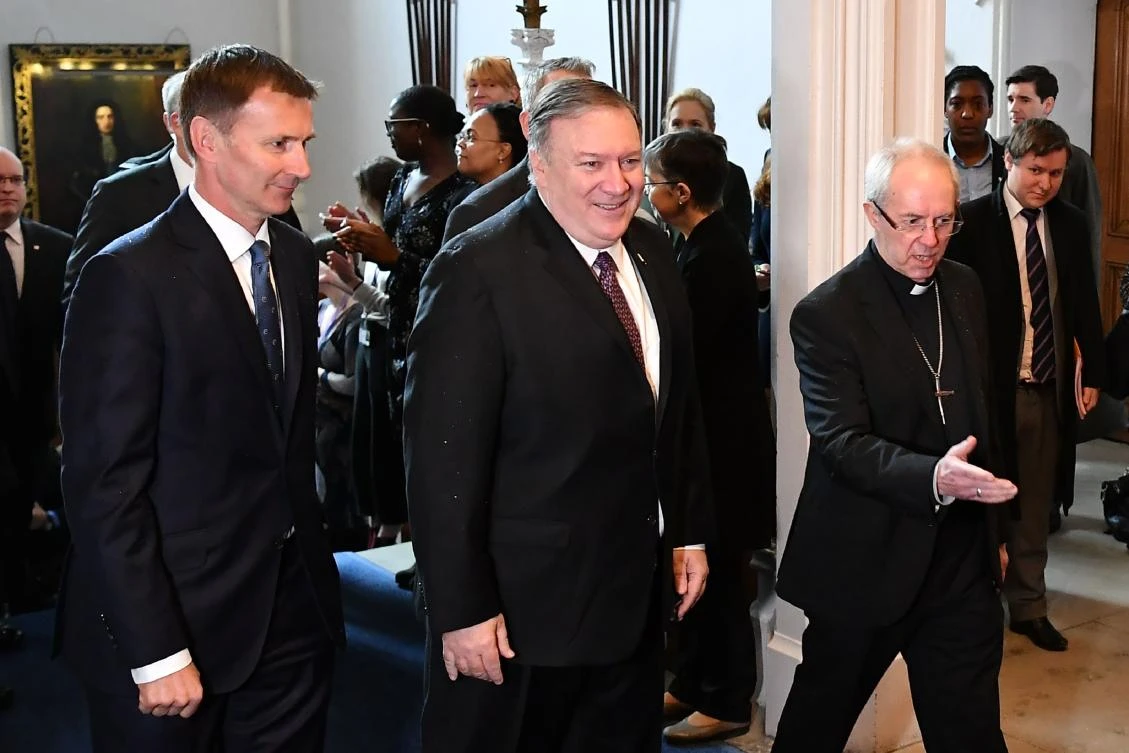 Pompeo visits Brexit Britain as Iran reduces nuclear compliance