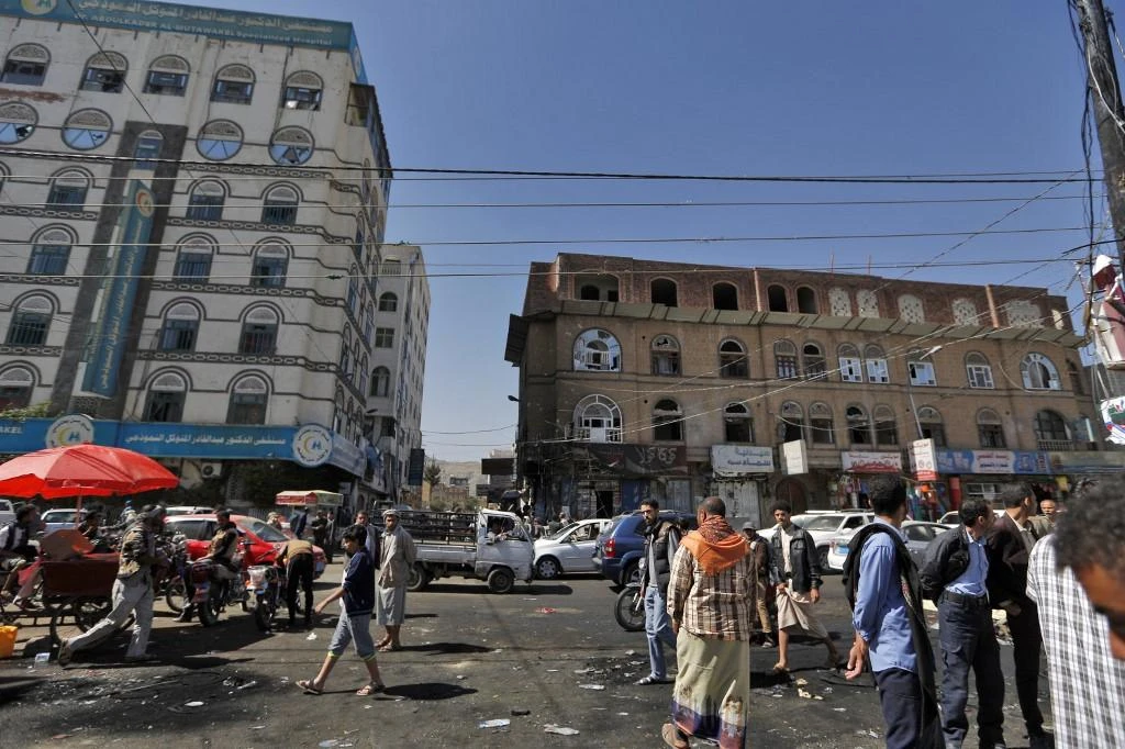 The rights groups said Houthi militants stored volatile materials in populated areas. (AFP/File)