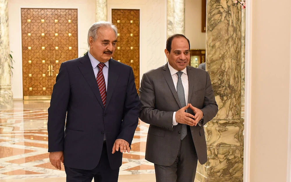 El-Sisi and Haftar discuss Egyptian support for Libyan National Army