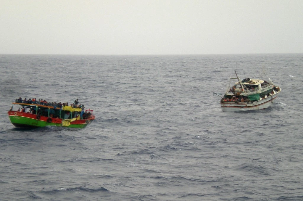 At least 70 migrants drowned on Friday when their boat sank in international waters off the Tunisian coast. (File/AFP)