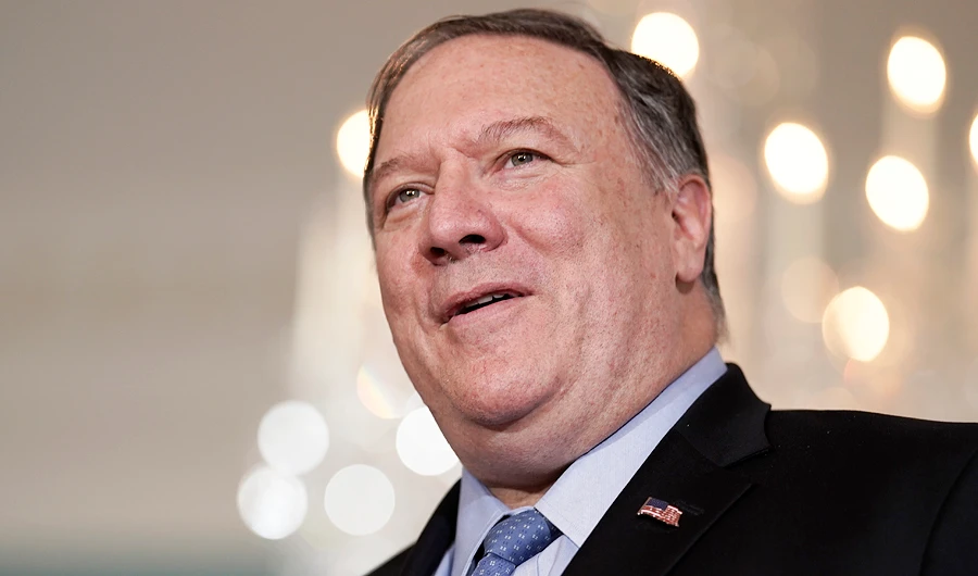 Mike Pompeo will meet Vladimir Putin on Tuesday. (AP)
