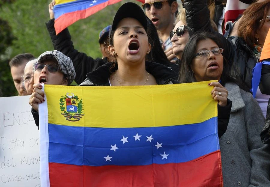 Venezuela was plunged into turmoil in January when Guaido declared himself acting president in a direct challenge to Maduro’s authority. (File/AFP)