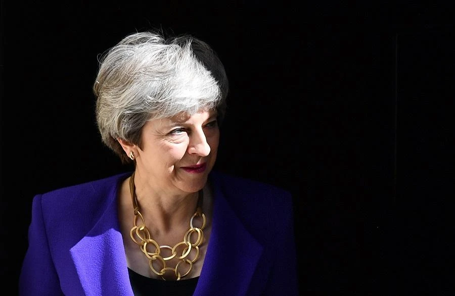 Theresa May secured the leadership in the chaos that followed Britain’s 2016 vote to leave the European Union. (File/AFP)