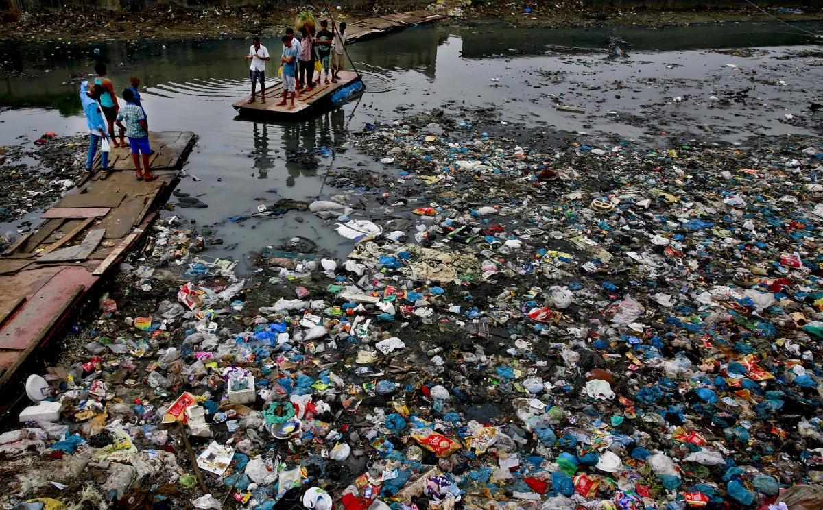 UN officials say nearly all of the world’s countries have agreed on a deal to better manage plastic waste, with the US a notable exception. (File/AP)