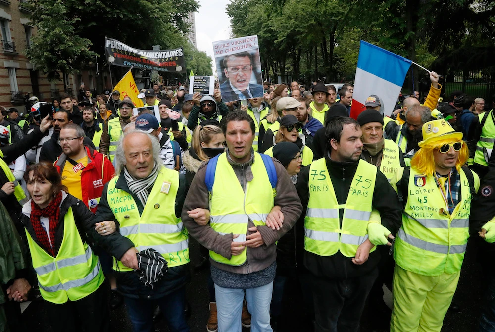 Sporadic clashes but low turnout in French ‘yellow vest’ protests