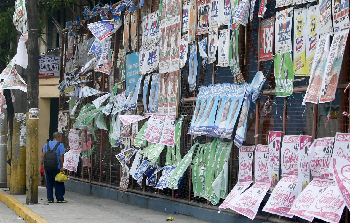 President Rodrigo Duterte’s name is not on the ballot but Monday’s mid-term elections are seen as a referendum on his phenomenal rise to power, marked by his gory anti-drug crackdown and his embrace of China. (AP)