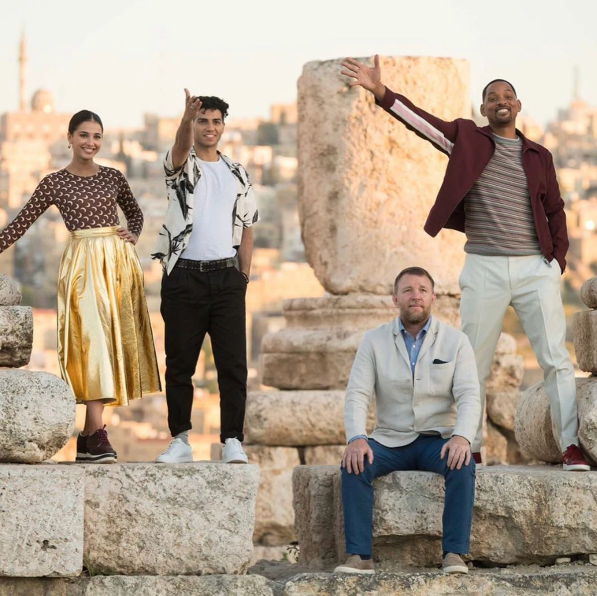 Cast of Disney’s ‘Aladdin’ takes a ride to Jordan