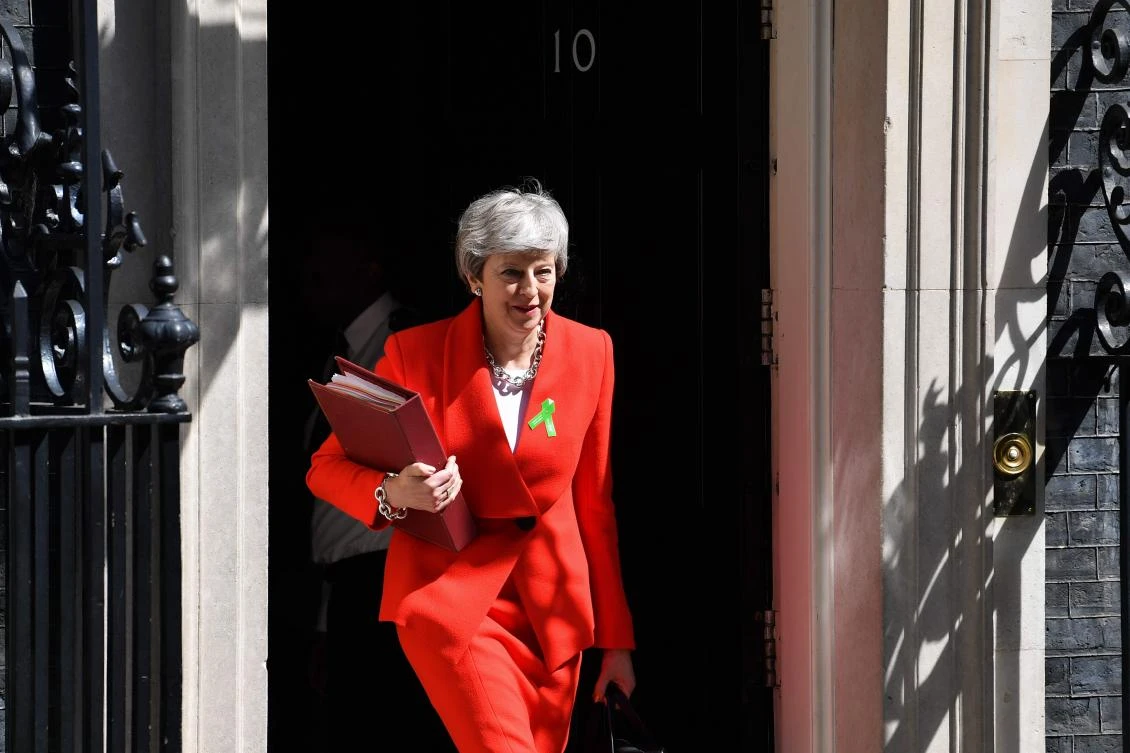 British PM May deeply concerned by jailing of woman in Iran