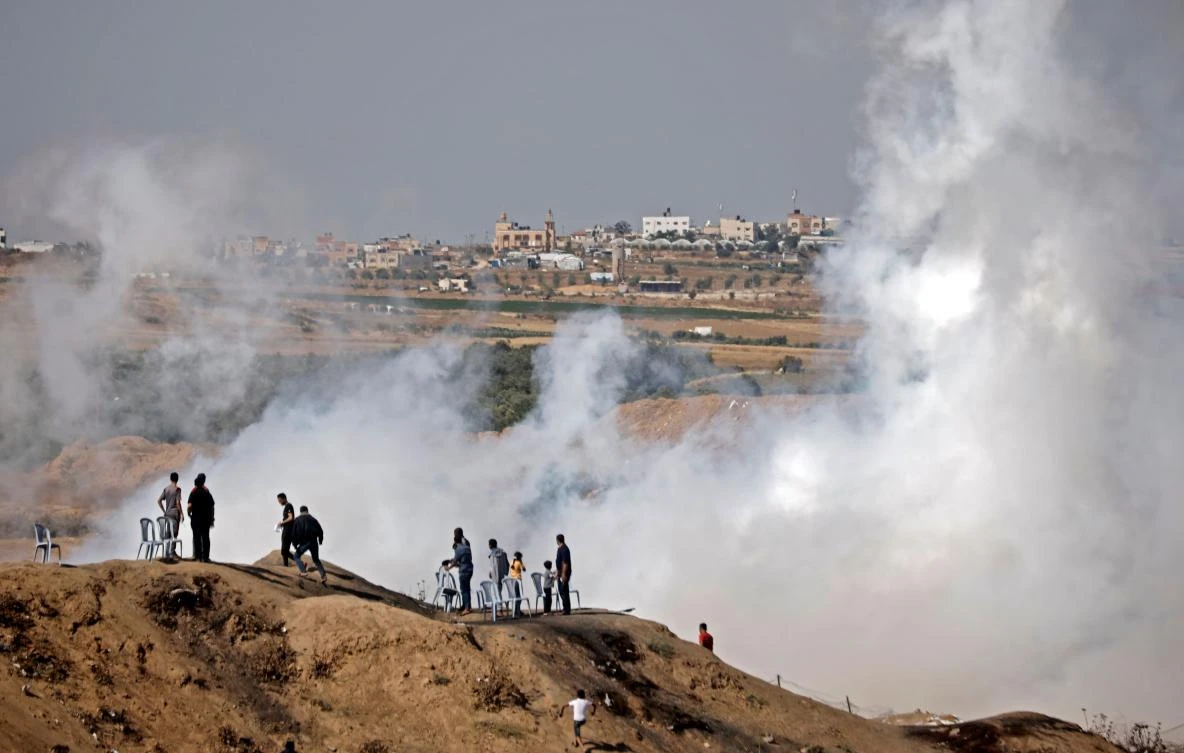 Thousands of Palestinians demonstrate to mark ‘Nakba’