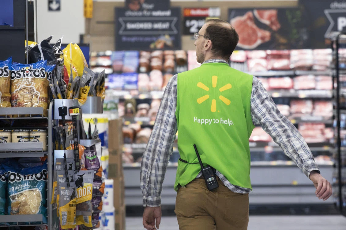 The world’s biggest retailer reported profits of $3.8 billion. (AP)