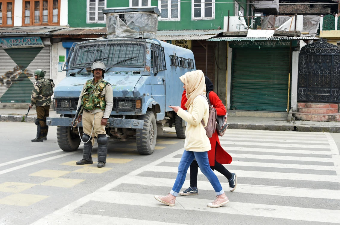 An Indian government warning against universities in Pakistani-administered Kashmir has caused a backlash in the disputed territory.