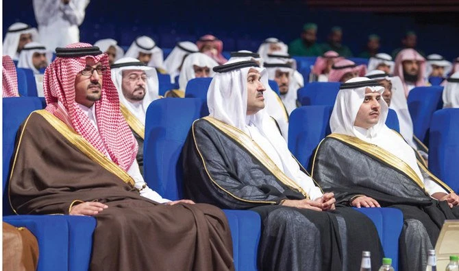 Madinah Gov. Prince Faisal bin Salman attends the symposium titled ‘Religious efforts exerted at the Prophet’s Mosque during the Saudi era’ at the King Salman International Conference Center in Madinah. (SPA)