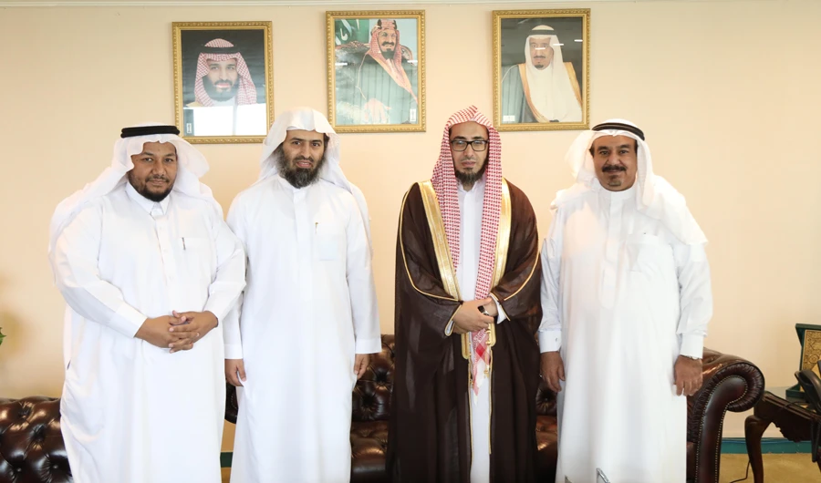 A delegation from the Islamic Affairs ministry with the Saudi ambassador to Malaysia. (SPA)