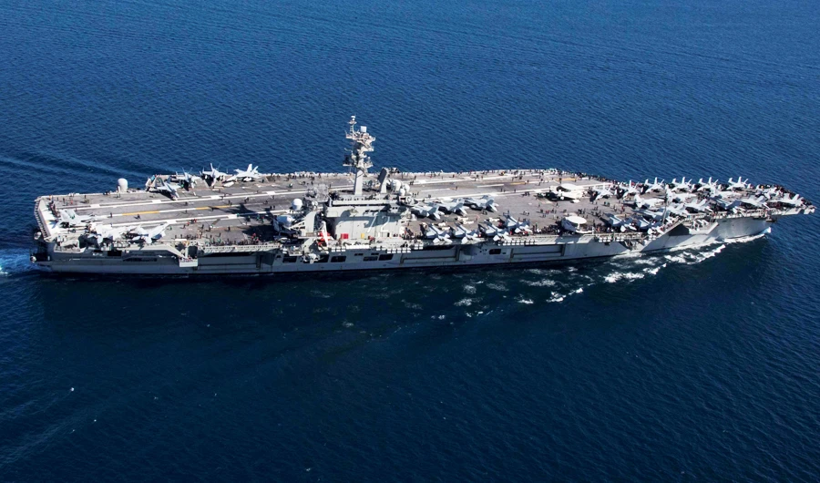 USS Abraham Lincoln. (Reuters)