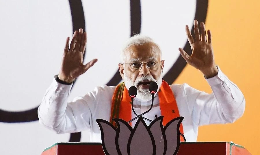 Narendra Modi addressed more than 140 election rallies across the country. (File/AFP)