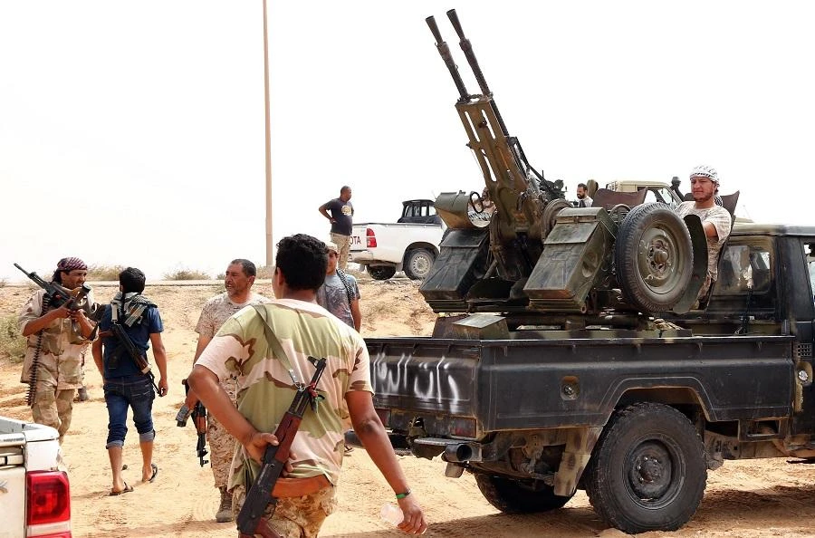 The extremist group expanded its reach in Libya after the country was plunged into chaos following the 2011 uprising that ousted and killed Muammar Qaddafi. (File/AFP)