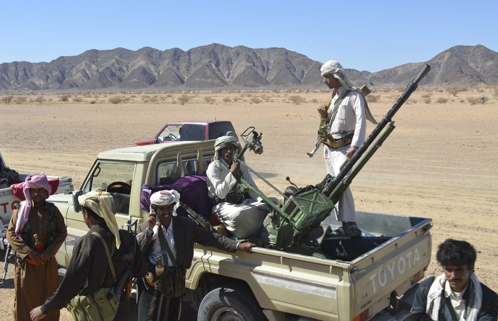 With the support of the Security Belt forces, the army liberated several villages in the province, including the key district of Qataba. (File/AFP)