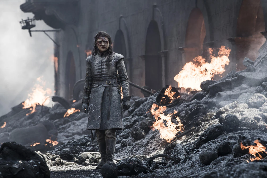 Arya Stark (Maisie Williams) in “Game of Thrones.” (Helen Sloan/HBO)