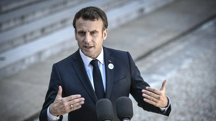 French president Emmanuel Macron won the 2017 election over far-right, anti-immigration party leader Marine Le Pen on a pledge to make Europe stronger to face global competition against the US and China. (File/AFP)