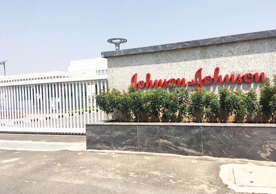 The Johnson & Johnson manufacturing plant in Penjerla on the outskirts of Hyderabad. (Reuters)