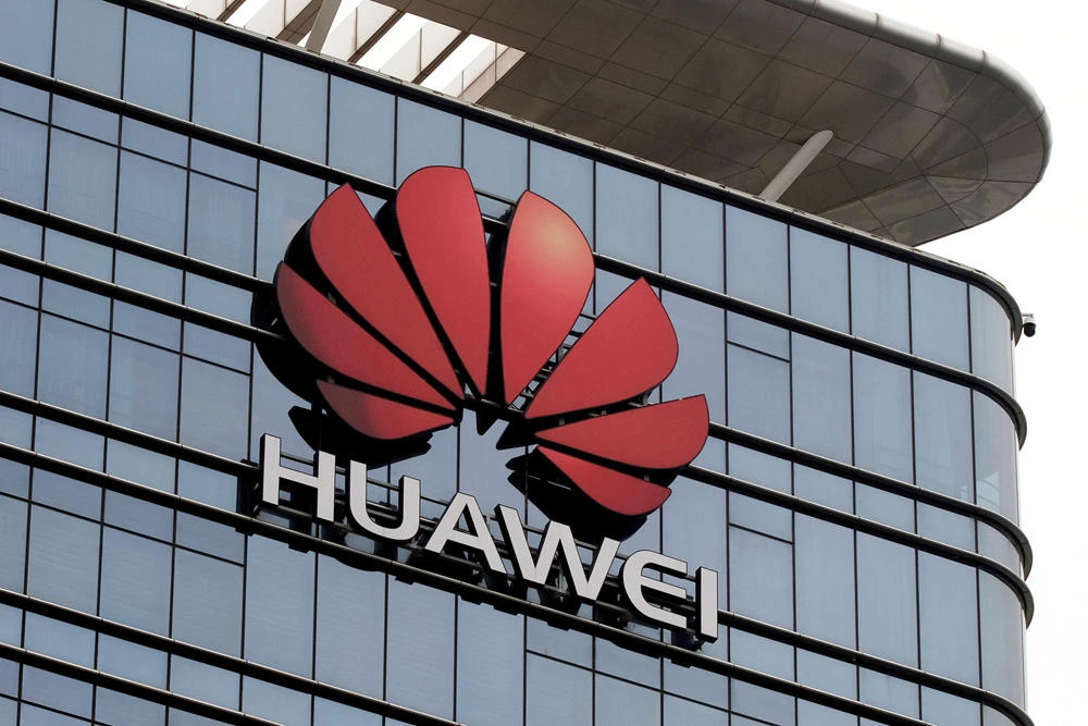 The Huawei logo is pictured outside its Huawei's factory campus in Dongguan, Guangdong province, China. (REUTERS/Tyrone Siu/File Photo)