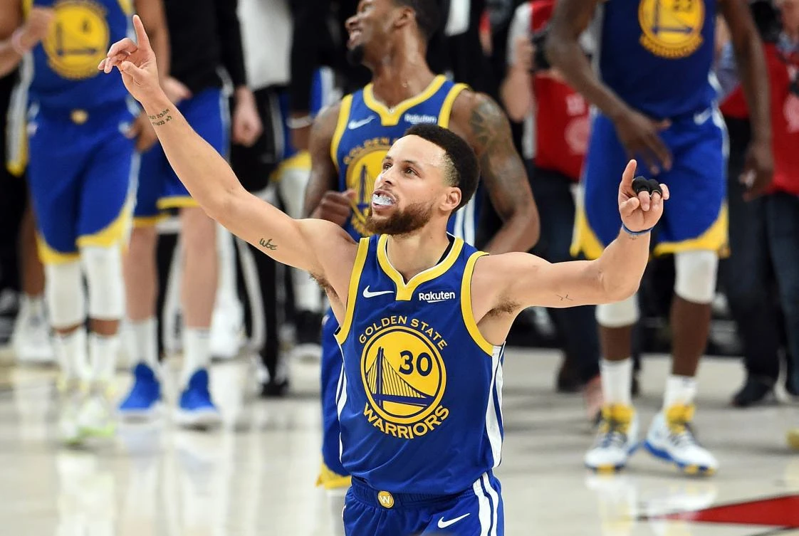 Warriors beat Trail Blazers in overtime to reach NBA Finals