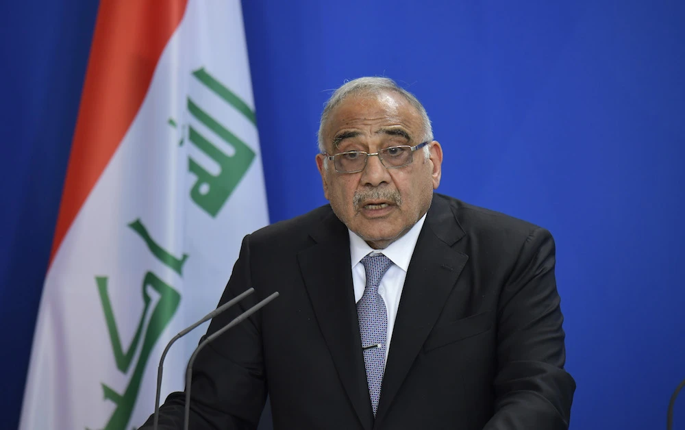 Iraqi Prime Minister Adel Abdul Mahdi said Baghdad will send teams to Tehran and Washington to calm tensions. (File/AFP)