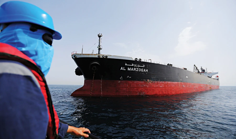 Two Saudi oil tankers were among four commercial vessels sabotaged in waters off the UAE. Experts warn further attacks could result in a military confrontation. (Reuters)