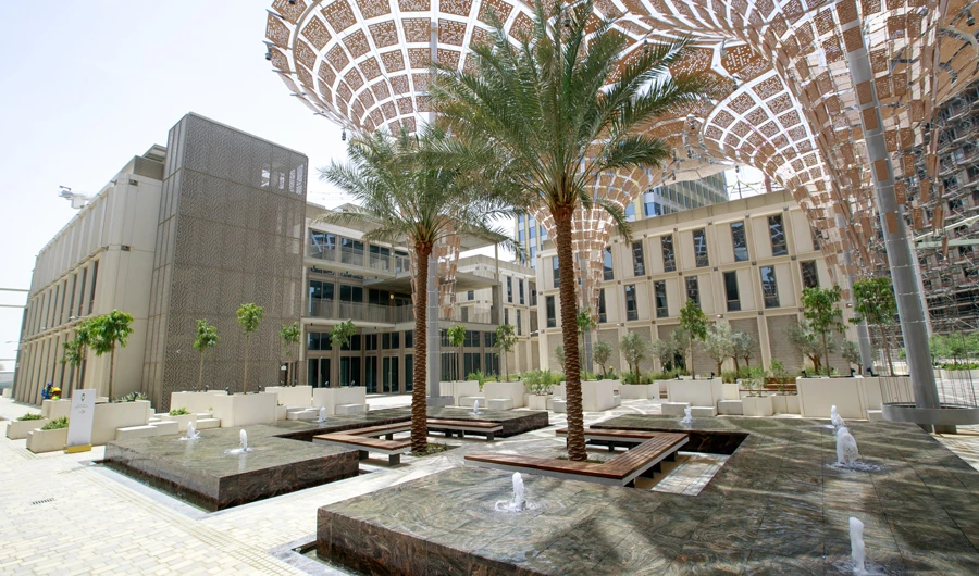 The districts are built by the UAE’s Al-Futtaim Construction and are already landscaped with water and shading features.