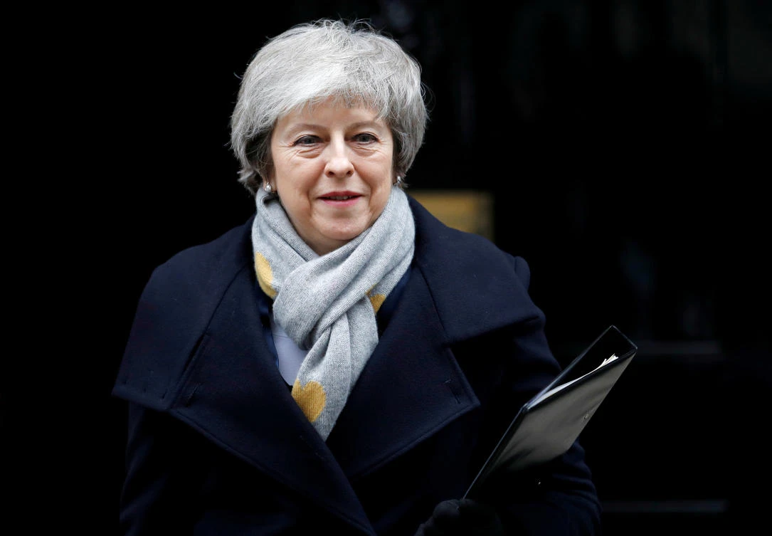 Britain’s Prime Minister Theresa May remain as prime minister while her successor is elected in a two-stage process. (Reuters)