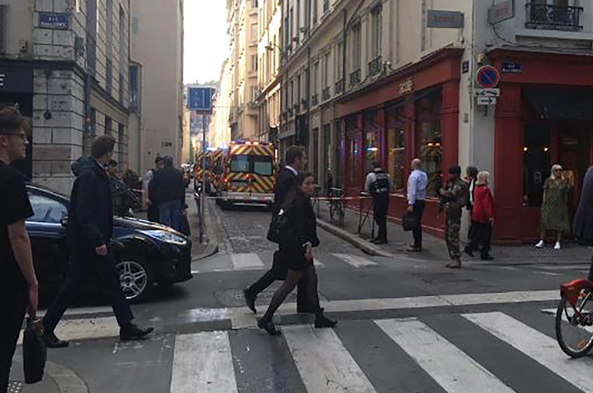 Explosion in French city of Lyon wounds at least 13, Macron calls blast ‘attack’