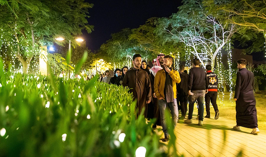 Cabinet members last month approved the regulations which aim to uphold the values, principles and identity of Saudi society in public places. (AN photo by Essam Al Ghalib)