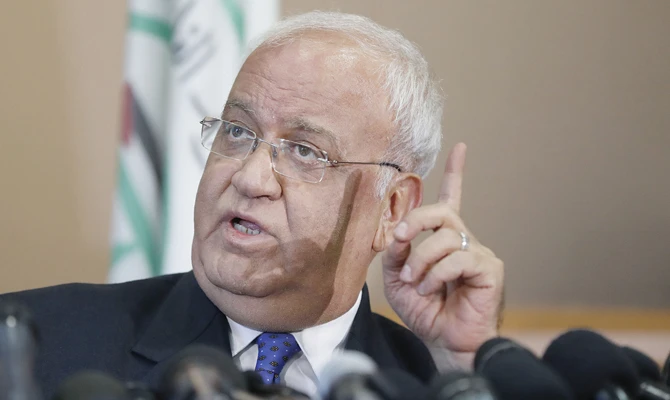 Palestinian chief negotiator urges Arabs to reconsider attending Bahrain workshop
