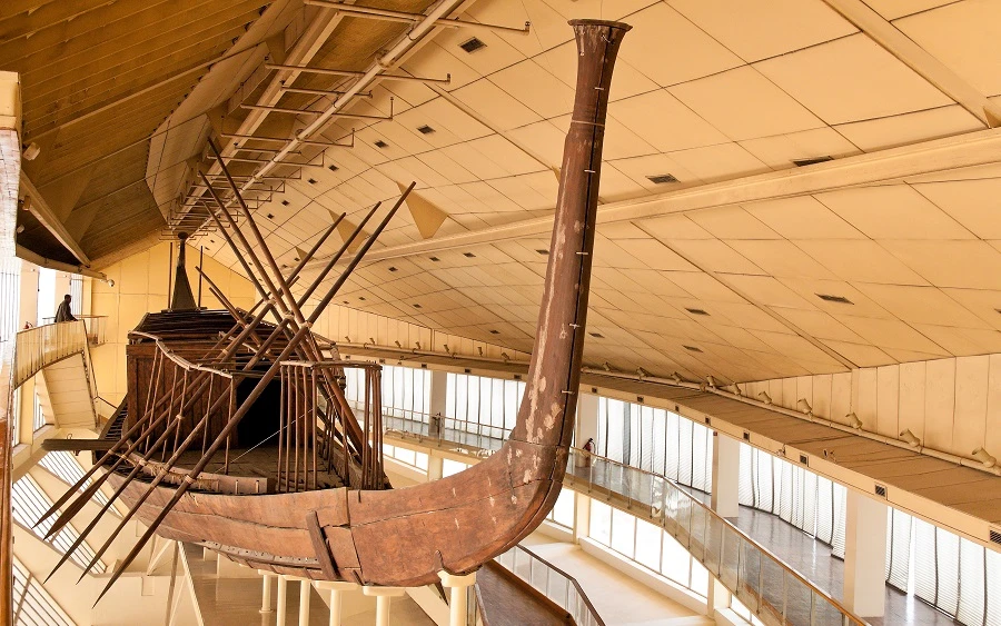 The Khufu Ship is now preserved in the Giza Solar Boat Museum in Egypt. (Shutterstock)