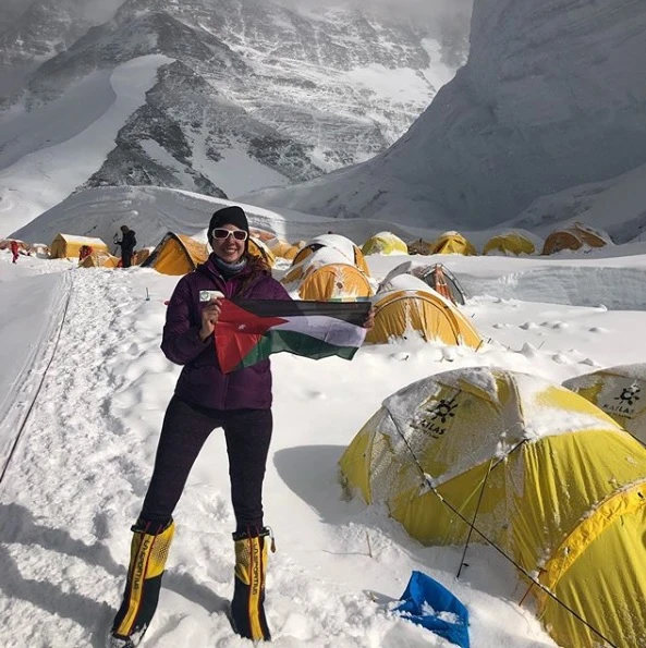 Shelleh’s climb was sponsored by The Sustainable City, the Middle East’s first fully operational sustainable community, found in the UAE. (Instagram)